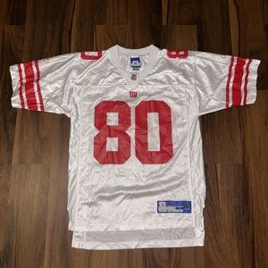 Reebok NFL New York Giants Jeremy Shockey 80 Football Jersey Mens Small Y2K